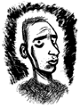 Dylan Horrocks sketchy Self Portrait 4cm.GIF (3832 bytes)